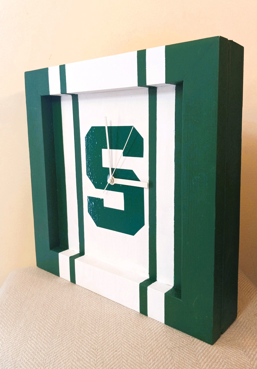 Michigan State Handmade Clock 12 x12